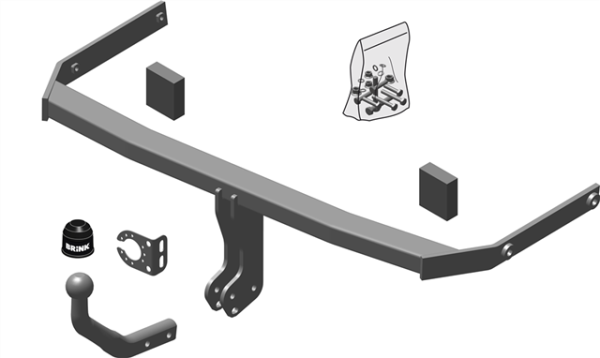 FORD FIESTA VII Fixed tow bar Hatchback