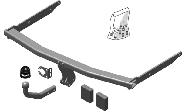 FORD FOCUS II Saloon (DB_) Fixed tow bar Saloon