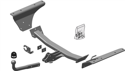 HONDA CR-V Mk III (RE_) Fixed tow bar Closed Off-Road Vehicle