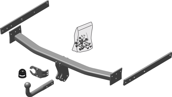 FORD KUGA I Fixed tow bar Closed Off-Road Vehicle